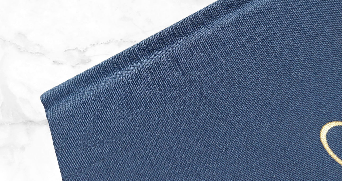 *IMPERFECT* DAD Memory Journal - NAVY Linen