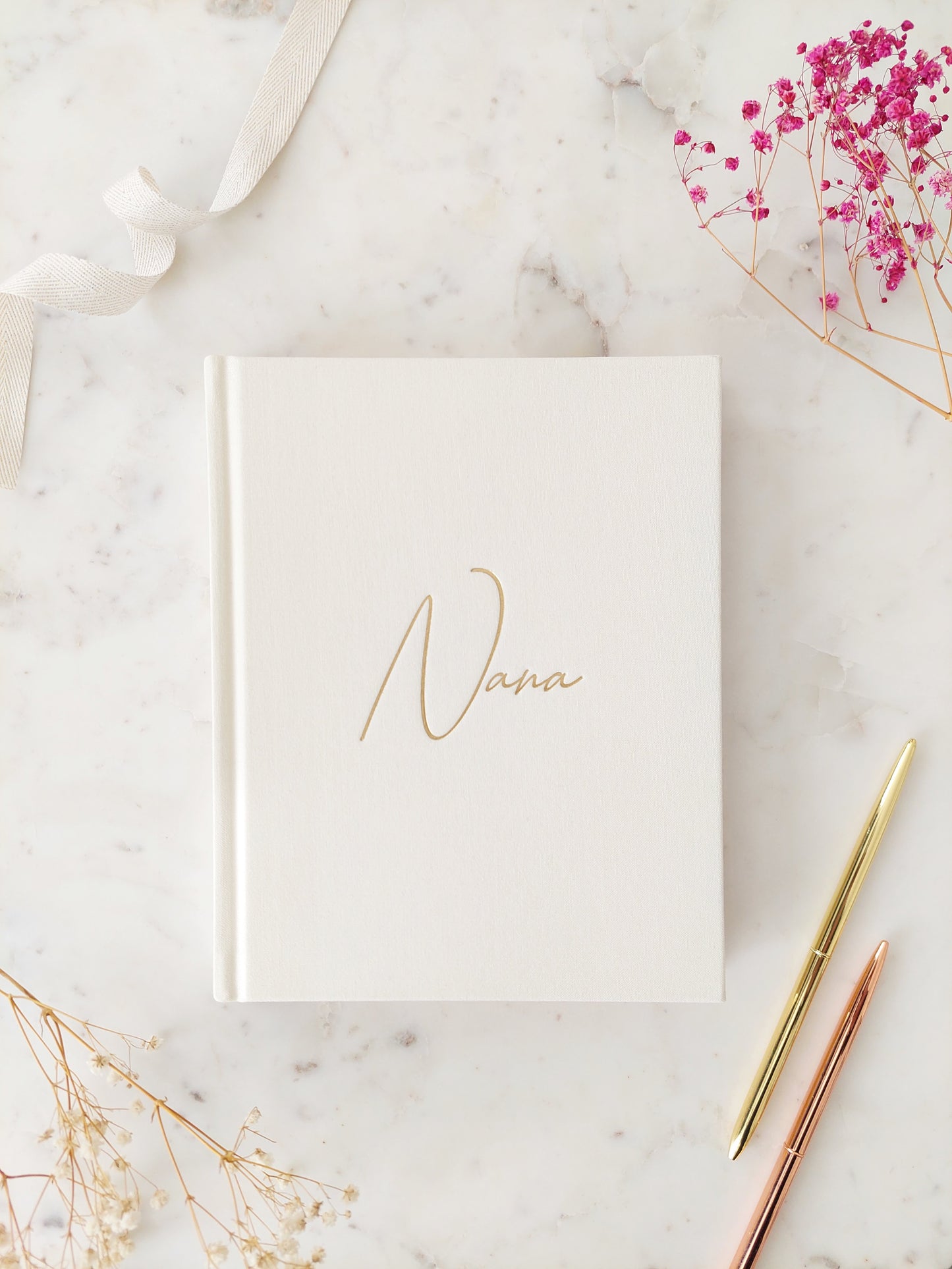 NANA Memory Journal - IVORY Linen